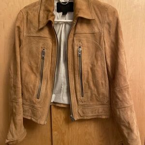 J Crew suede biker jacket
